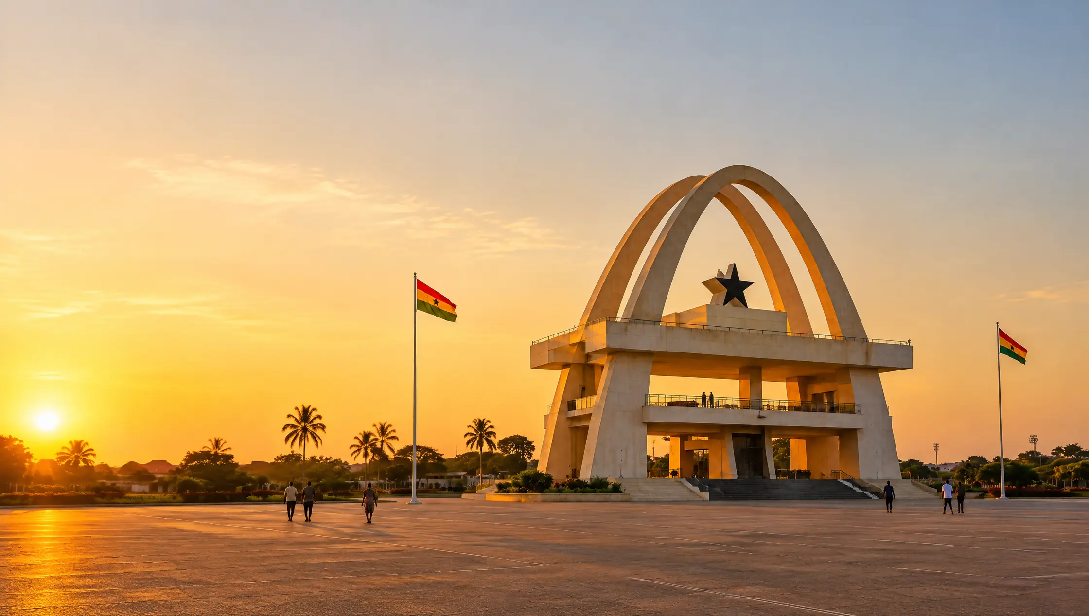 Independence Arch in Accra