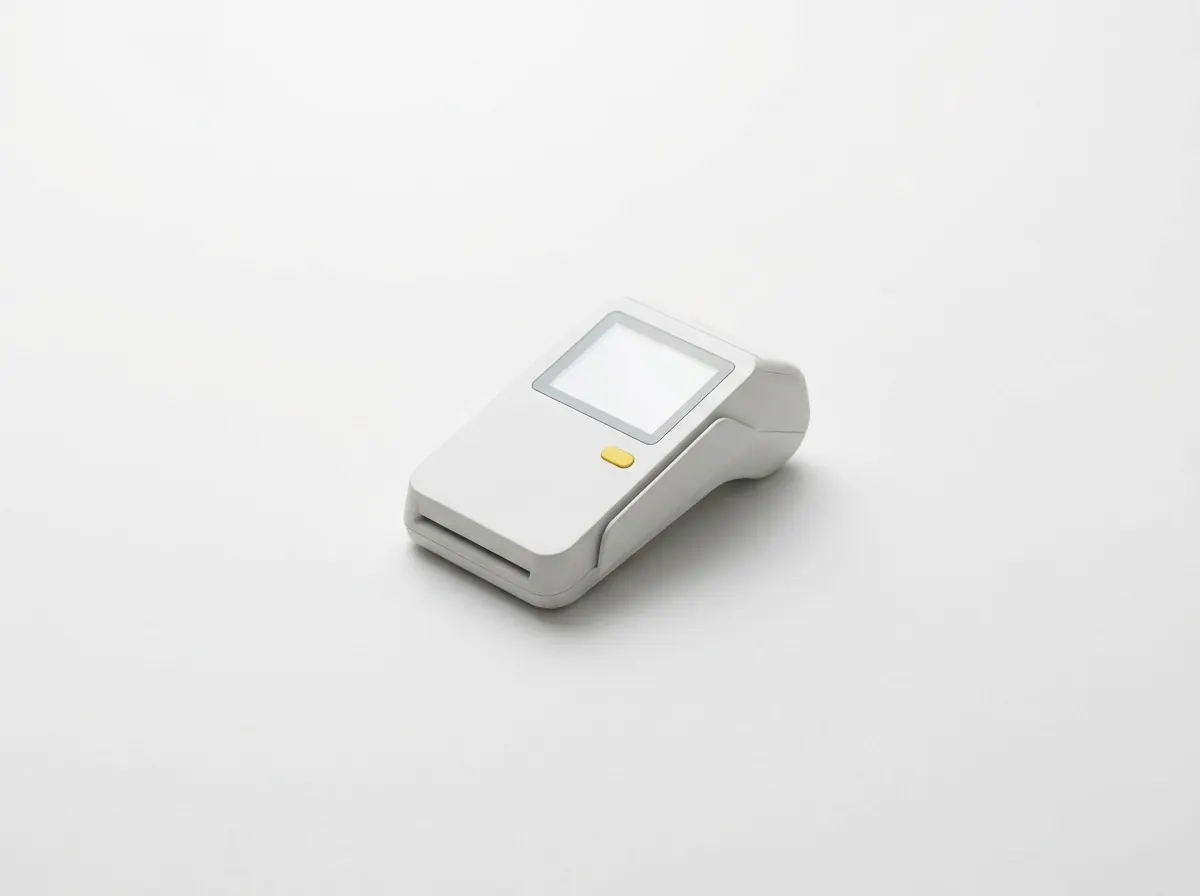 The Sao POS terminal on a shop counter